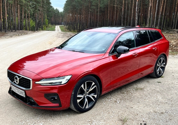 Volvo V60 cena 129000 przebieg: 57000, rok produkcji 2019 z Tuczno małe 781